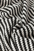Relaxed Fit Waffle Knit Stripe Drop Shoulder Top