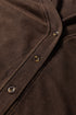 Relaxed Fit Washed Fleece Button Front Cardigan