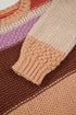 Relaxed Fit Wide Striped Chunky Knit Sweater