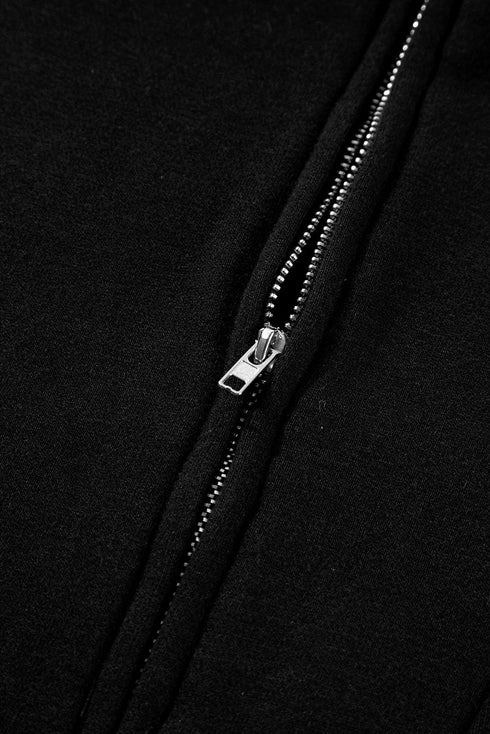 Relaxed Half Zip Kangaroo Pocket Pullover Sweatshirt