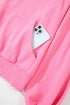 Relaxed Half Zip Kangaroo Pocket Pullover Sweatshirt