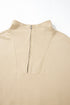 Relaxed Half Zip Kangaroo Pocket Pullover Sweatshirt