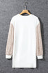 Relaxed Knit Sequin Bishop Sleeve Mini Dress