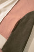 Relaxed Mixed Texture Exposed Seam Pullover Sweatshirt