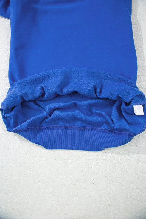 Relaxed Mock Neck Drop Shoulder Long Sleeve Sweatshirt