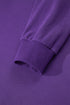Relaxed Mock Neck Drop Shoulder Long Sleeve Sweatshirt