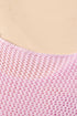 Relaxed Open Knit Floral Drop Shoulder Pullover Sweater
