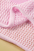 Relaxed Open Knit Floral Drop Shoulder Pullover Sweater