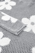 Relaxed Open Knit Floral Drop Shoulder Pullover Sweater