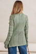 Relaxed Pointelle Knit Open Front Daily Cardigan