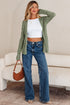 Relaxed Pointelle Knit Open Front Daily Cardigan