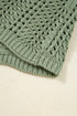 Relaxed Pointelle Knit Open Front Daily Cardigan