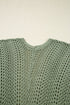 Relaxed Pointelle Knit Open Front Daily Cardigan