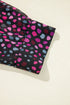 Relaxed Semi Sheer Confetti Print Button Down Shirt