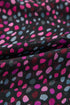 Relaxed Semi Sheer Confetti Print Button Down Shirt