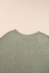 Relaxed Short Sleeve Textured Knit High Low Dress