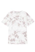 Relaxed Short Sleeve Tie Dye Print Casual Crew Neck Top