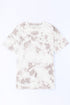Relaxed Short Sleeve Tie Dye Print Casual Crew Neck Top