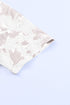 Relaxed Short Sleeve Tie Dye Print Casual Crew Neck Top