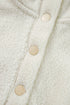 Relaxed Snap Placket Textured Sherpa Pullover