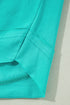 Relaxed Stretch Cotton Half Sleeve Button Front Henley Top