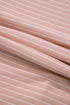 Relaxed Stripe Ribbed Knit Cowl Neck Pullover Top