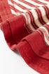 Relaxed Striped Button Front Drop Shoulder Collared Shirt