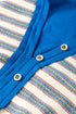 Relaxed Striped Button Front Drop Shoulder Collared Shirt