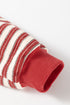 Relaxed Striped Button Front Drop Shoulder Collared Shirt