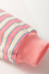 Relaxed Striped Button Front Drop Shoulder Collared Shirt