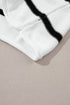 Relaxed Striped Cap Sleeve Center Seam Knit Top