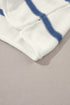 Relaxed Striped Cap Sleeve Center Seam Knit Top
