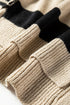 Relaxed Striped Exposed Seam Crew Neck Sweater