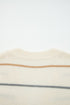 Relaxed Striped V Neck Button Front Cardigan