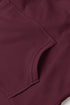 Relaxed Textured Waffle Knit Kangaroo Pocket Hoodie