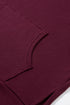 Relaxed Textured Waffle Knit Kangaroo Pocket Hoodie