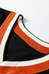Relaxed V Neck Contrast Trim Pullover Sweater