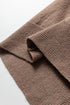 Relaxed V Neck Contrast Trim Pullover Sweater