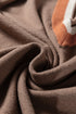 Relaxed V Neck Contrast Trim Pullover Sweater