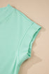 Relaxed V Neck Tee And Drawstring Pant Set