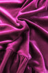 Relaxed Velvet Button Front Tiered Babydoll Dress