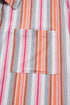 Relaxed Vertical Stripe Woven Button Down Shirt
