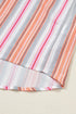 Relaxed Vertical Stripe Woven Button Down Shirt