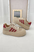 Retro Faux Leather Lace Up Platform Sole Oxford Shoes