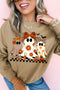 Retro Floral Ghost Trio Graphic Crewneck Sweatshirt
