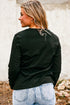 Retro Ghost Graphic Print Crew Neck Sweatshirt