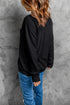 Retro Ghost Graphic Print Crew Neck Sweatshirt