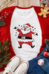 Retro Graphic Print Soft Cotton Jersey Crew Neck Tee