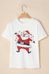 Retro Graphic Print Soft Cotton Jersey Crew Neck Tee