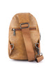 Retro Inspired Multi Compartment Faux Leather Sling Bag